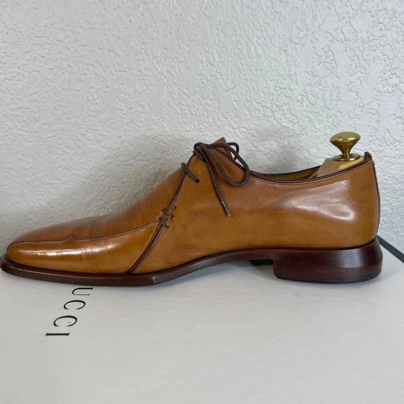 Oliver Sweeney Earl Brown Leather Oxford Dress Shoes Lace up Men\'s Size 8.5 main image 5